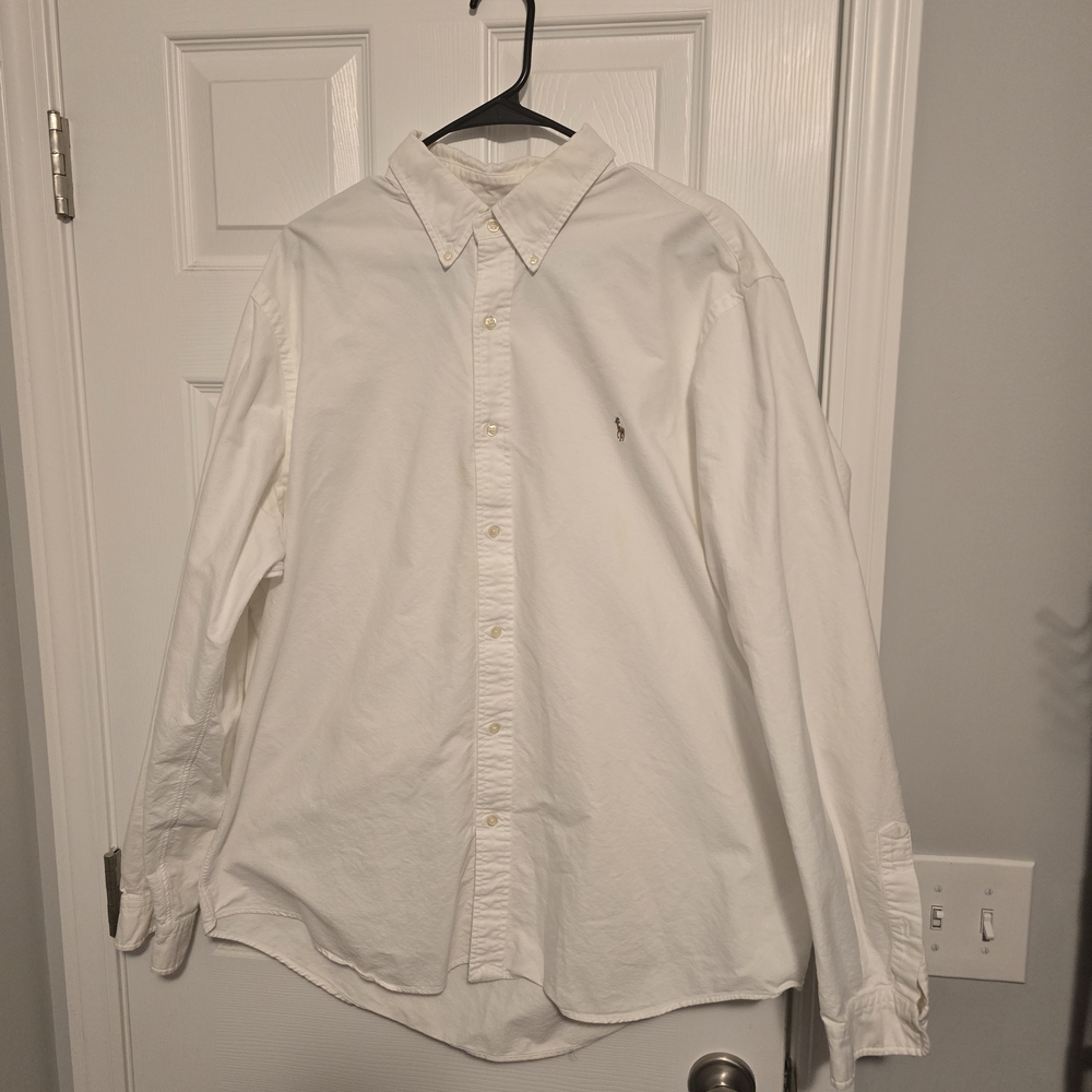 Ralph Lauren White Button Down Shirt